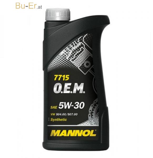 Mannol 7715 LONGLIFE für VW Audi Skoda 5W-30 Motoröl